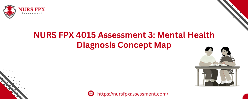 NURS FPX 4015 Assessment 3: Mental Health Diagnosis Concept Map