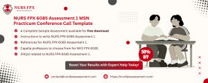NURS FPX 6085 Assessment 1