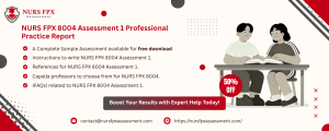 NURS FPX 8004 Assessment 1