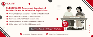 NURS FPX 6026 Assessment 1